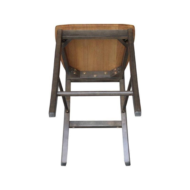 24" Martha X Back Counter Height Barstool - International Concepts