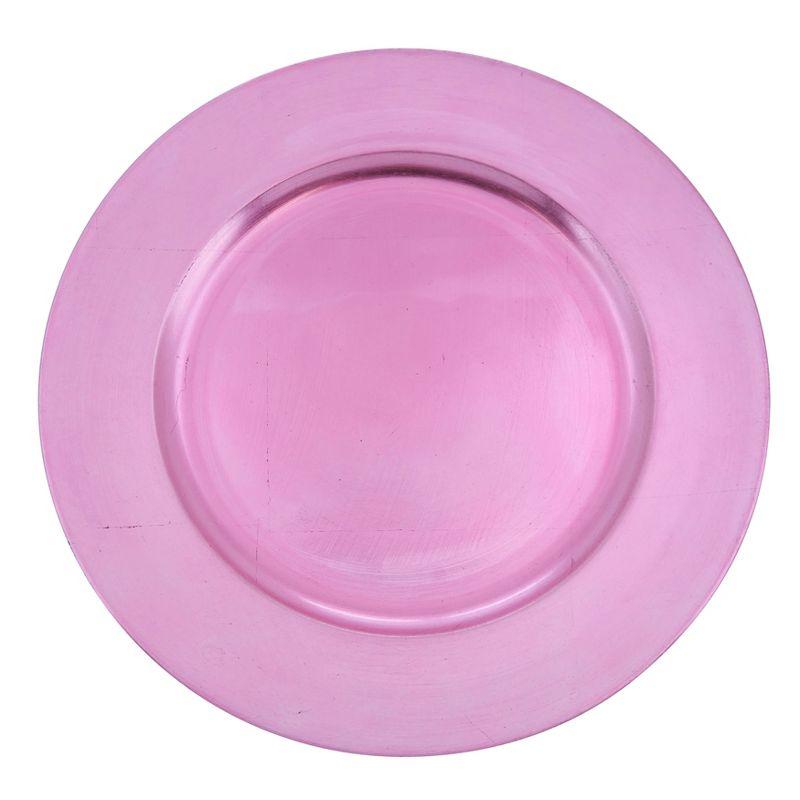 Saro Lifestyle Classic Solid Color Charger Plates