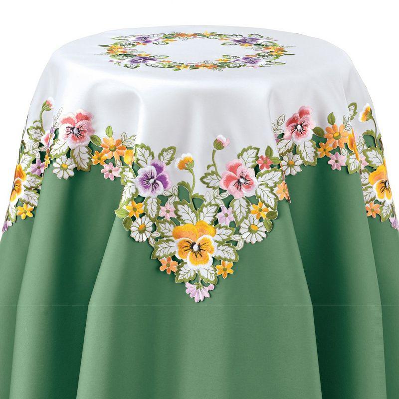 Caversham Floral Square Tablecloth