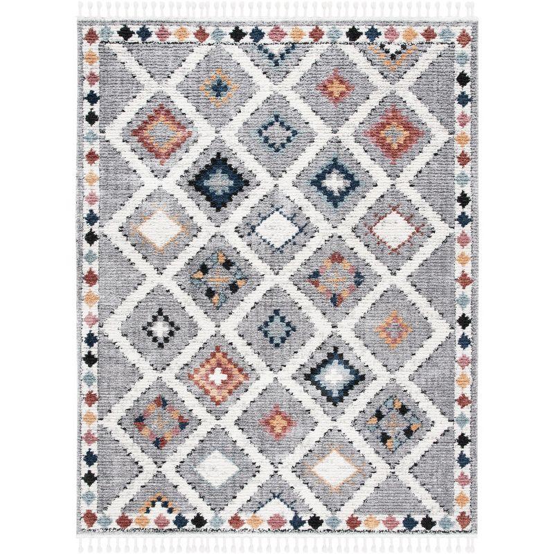 Morocco MRC965 Power Loomed Area Rug - Grey/Multi - 8'x10' - Safavieh.