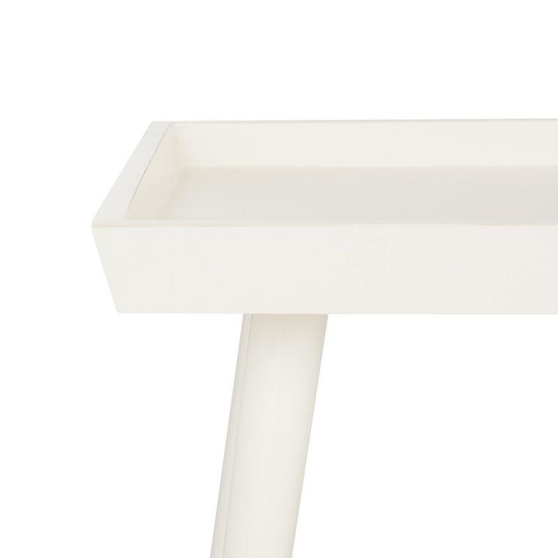 Nonie Coffee Table With Tray - Vintage White - Safavieh