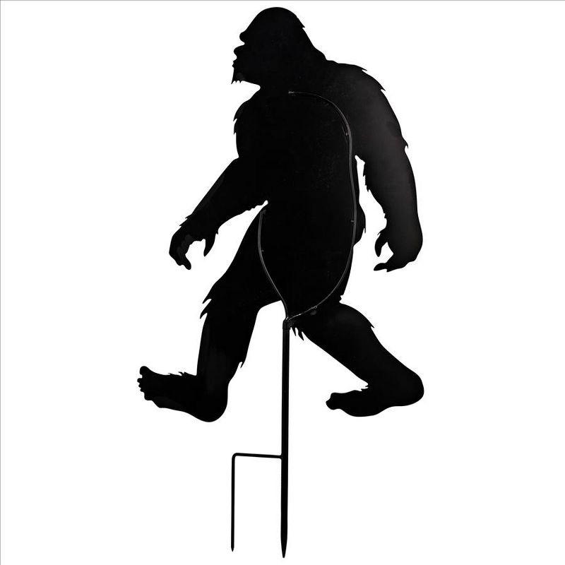 Bigfoot Yeti Silhouette Metal Garden Stake