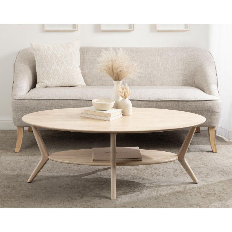 Kate and Laurel Nylah Oval Coffee Table