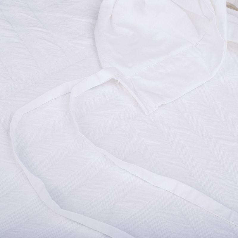 Textured Duvet Cover & Shams | 3 Piece Set Soft 100% Cotton | White Duvet Cover by California Design Den - White Geo Matelassé, Queen/Full