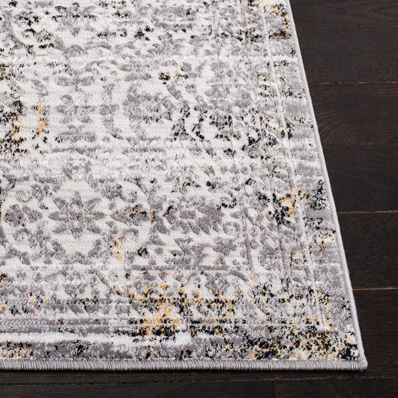 Amelia ALA239 Power Loomed Area Rug - Grey/Ivory - 6'7"x6'7" - Safavieh.