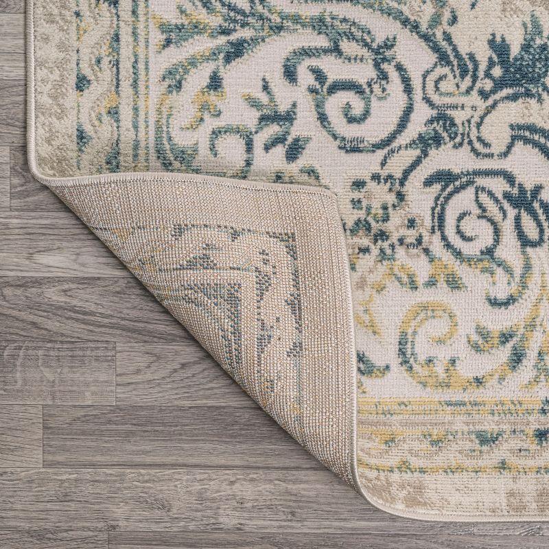 Rosalia Cottage Medallion Indoor Area Rug - JONATHAN Y