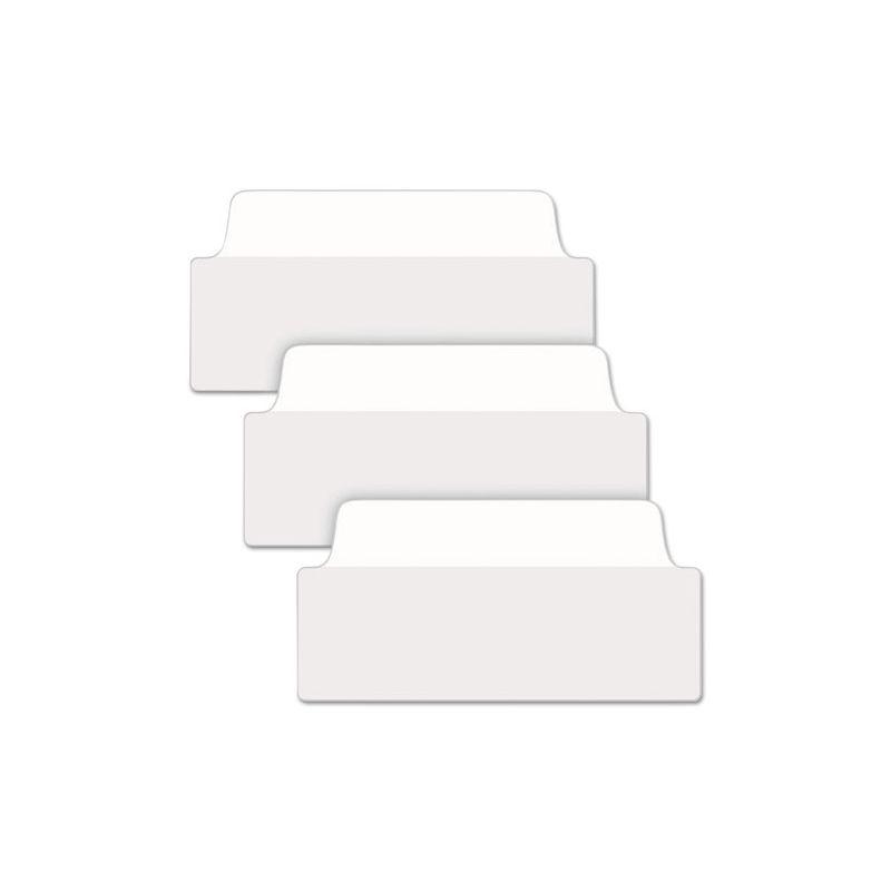 Avery Ultra Tabs Repositionable Tabs, Wide and Slim: 3" x 1.5", 1/3-Cut, White, 24/Pack