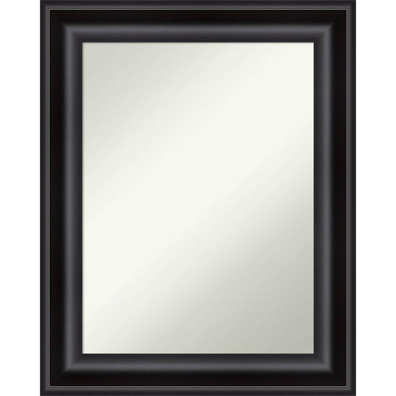 Grand Black Rectangular Wall-Mounted Bathroom Vanity Mirror