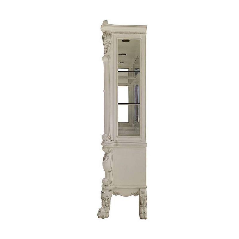 75" Dresden Hutch Tops Bone White Finish - Acme Furniture