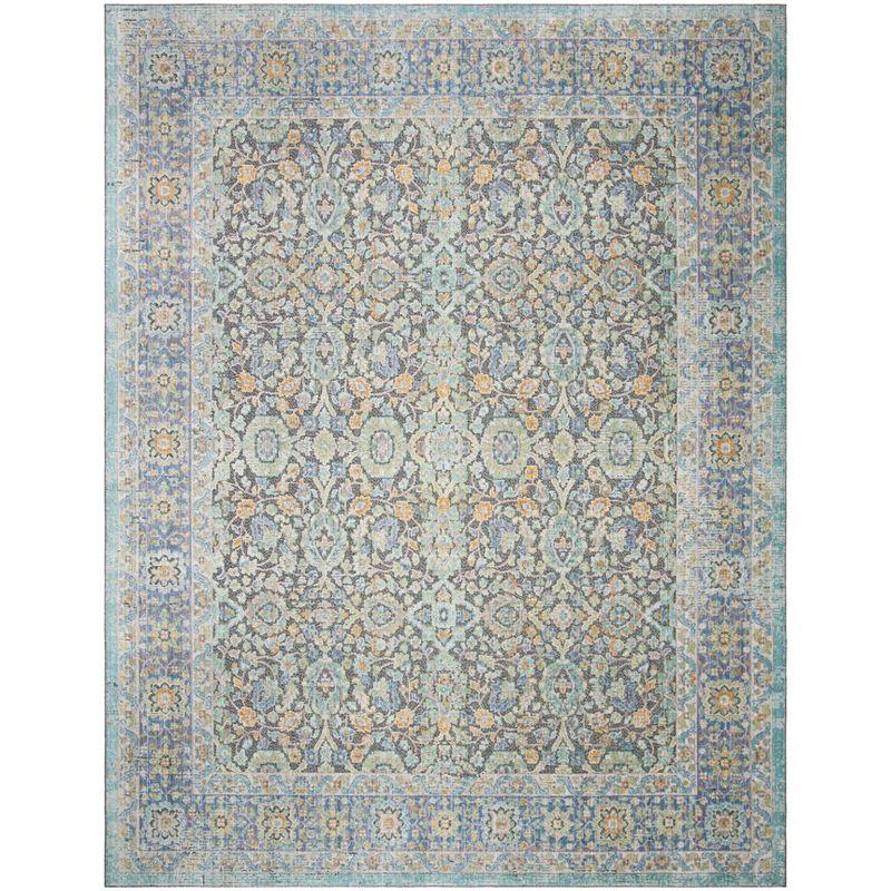 Provance PRV134 Power Loomed Indoor Area Rug - 8'x10' - Blue/Green - Safavieh