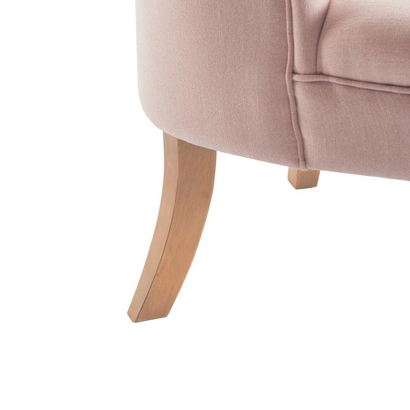 Elmhurst Tufted Accent Chair Blush Pink - Finch