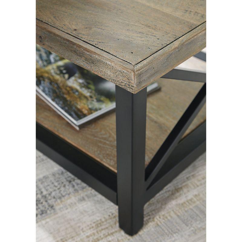 Signature Design by Ashley Bristenfort Rectangular Coffee Table, Brown/Black