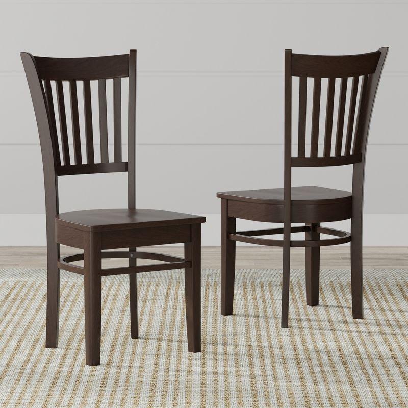 Glenwillow Home 42" Round Pedestal Dining Table + Spindle Back Dining Chairs Dining Set