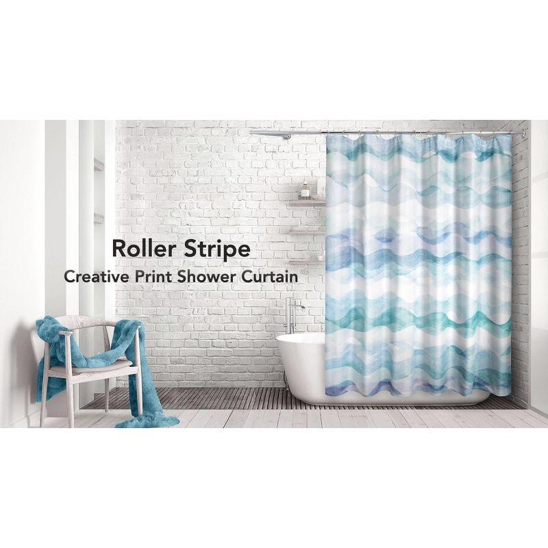 Aarez Chevron Shower Curtain