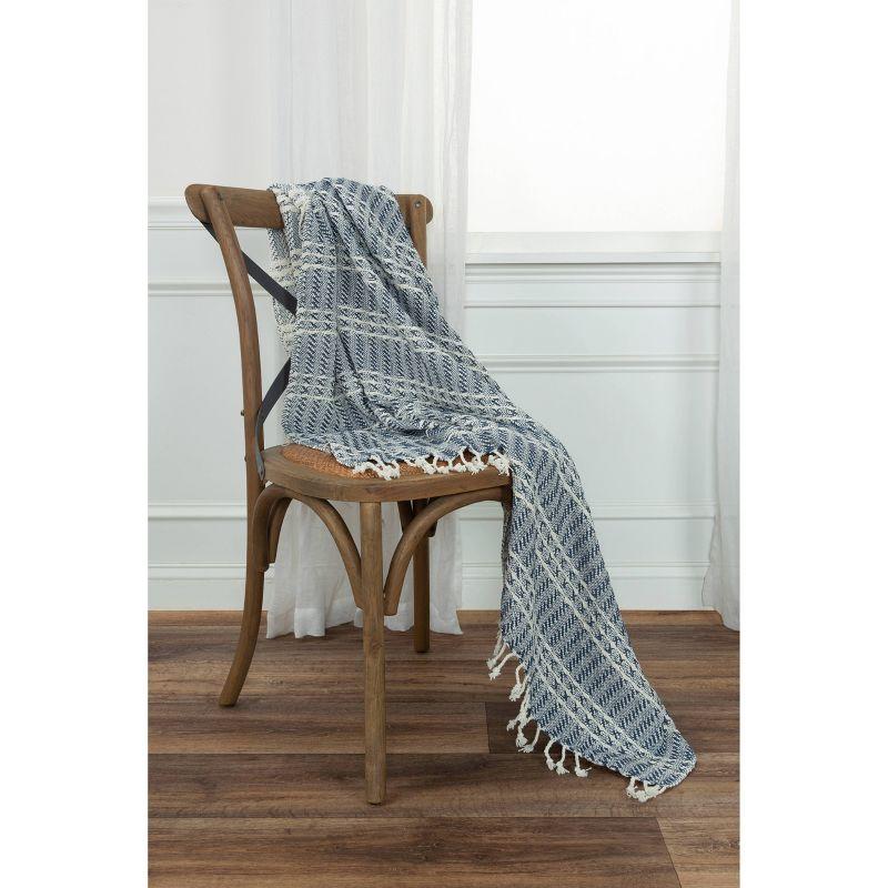 50"x60" Multi Striped Throw Blanket - Rizzy Home