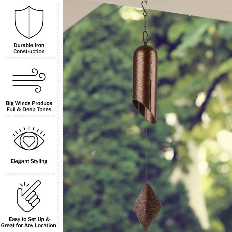 27in Deep Tone Wind Chimes, Bronze