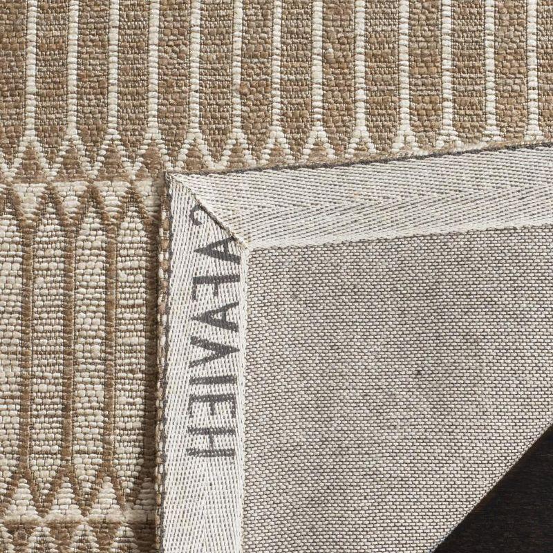Marbella MRB124 Hand Loomed Indoor Area Rug - Brown - 6'x9' - Safavieh