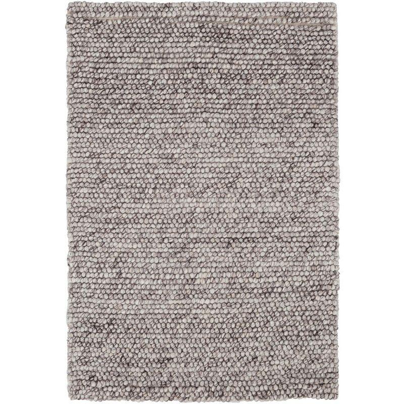 Niels Grey Handwoven Wool/Viscose Rug