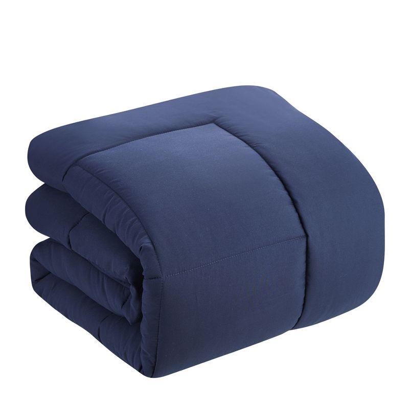 Sweet Home Collection All Season Bed-in-A-Bag 5pc/7pc Solid Color Comforter & Sheet Set Ultra Soft Bedding by Sweet Home Collection