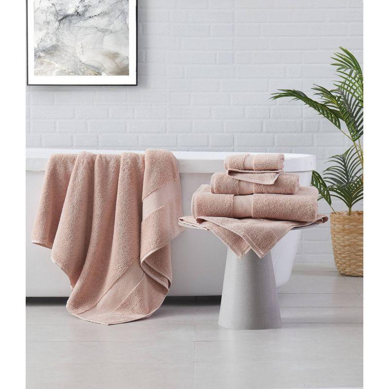 6pc Solid Turkish Cotton Bath Towel Set - Brooklyn Loom