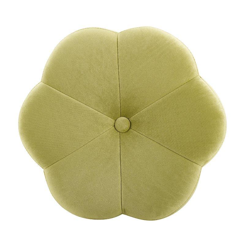 Ciara Flower Cushioned Vanity Stool