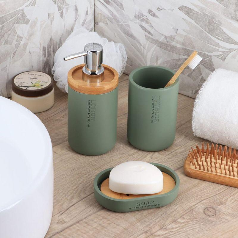 Evideco Willis Bathroom Accessory Set 5 Pieces