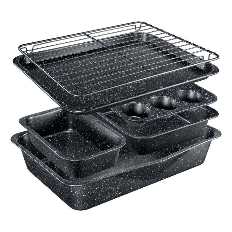 Granitestone Black 6-Piece Nonstick Aluminum Bakeware Set