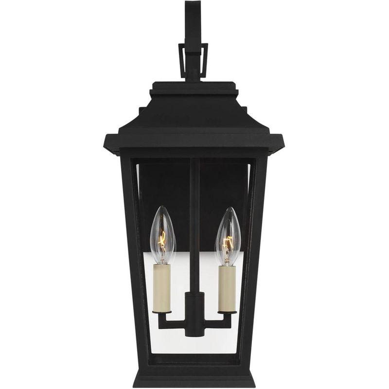 Generation Lighting Warren 19 1/2" High Black 2-Light Outdoor Wall Light