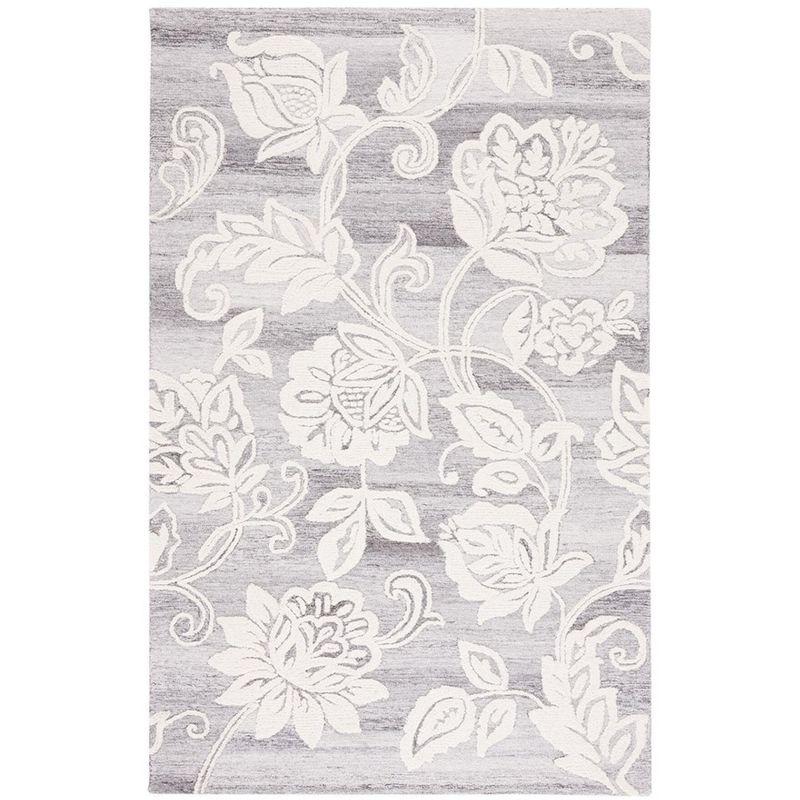 Jardin JAR731 Hand Tufted Area Rug - Grey/Ivory - 8'x10' - Safavieh.