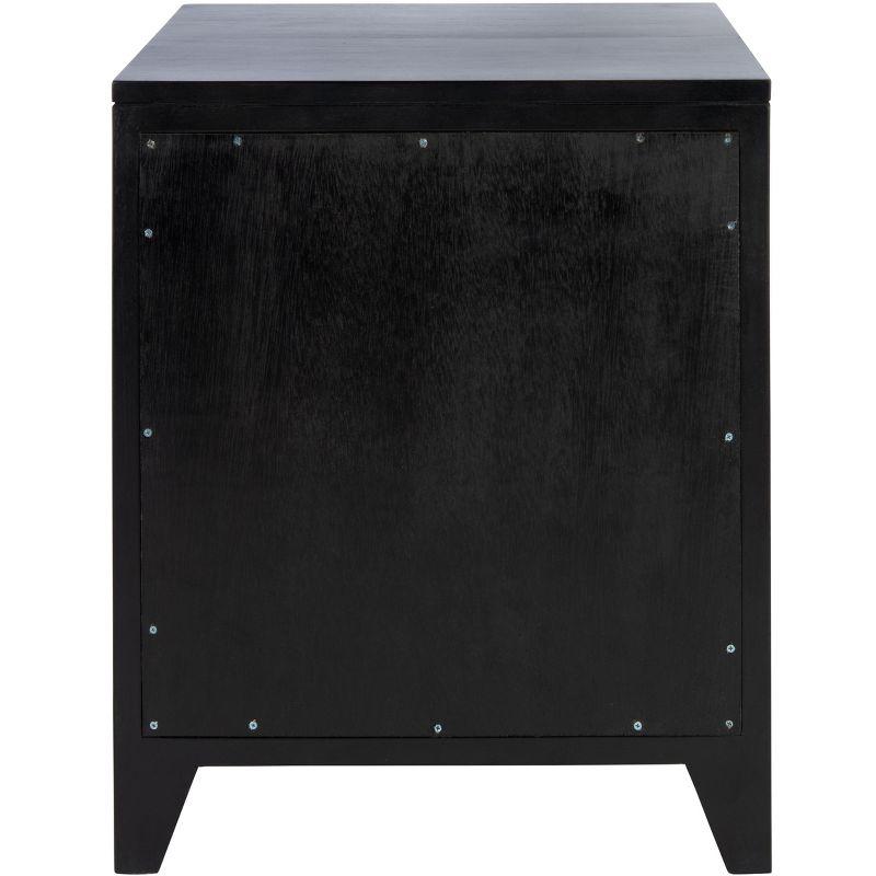 Miya 1 Drawer Nightstand - NST5012 - Black/Natural - Safavieh
