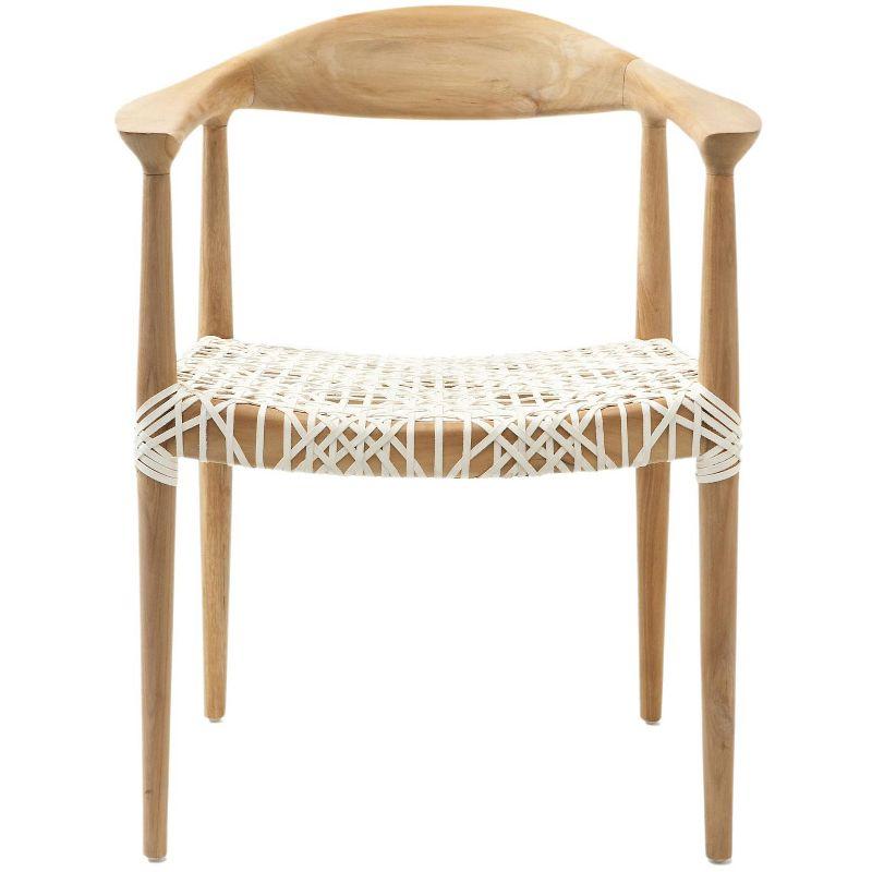 Kazbah Leather Dining Arm Chair