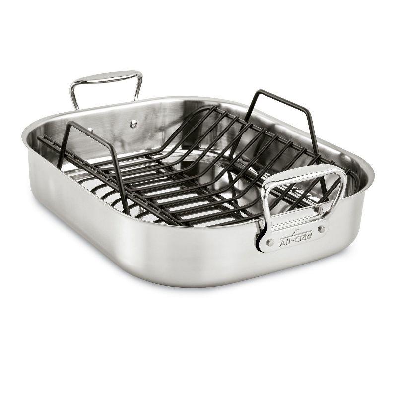 All-Clad ® Stainless Steel Large 16" Roaster with Rack