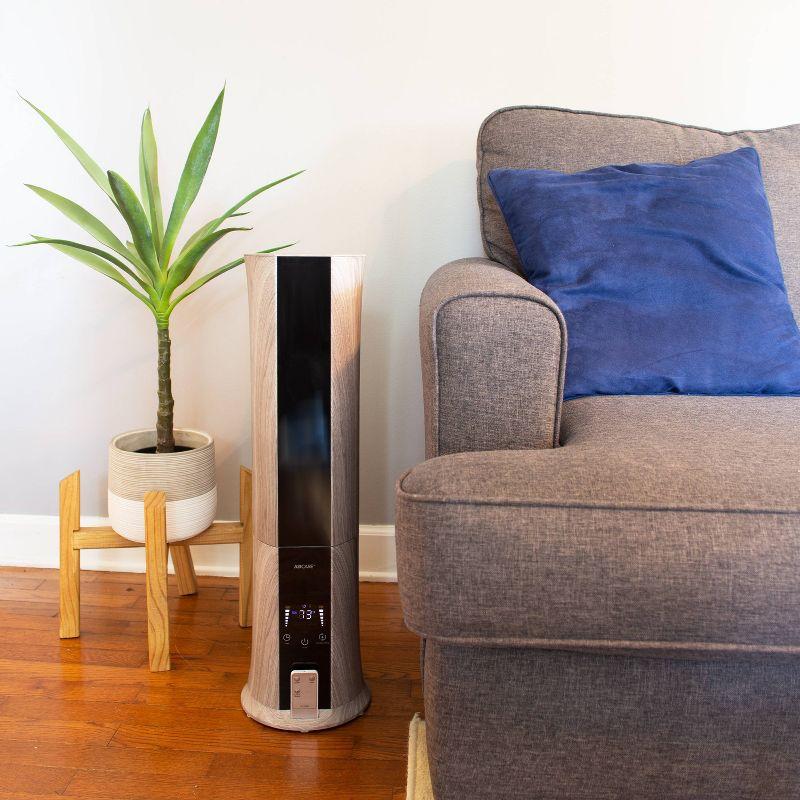 Tall Ultrasonic Cool Mist Humidifier with Driftwood Finish