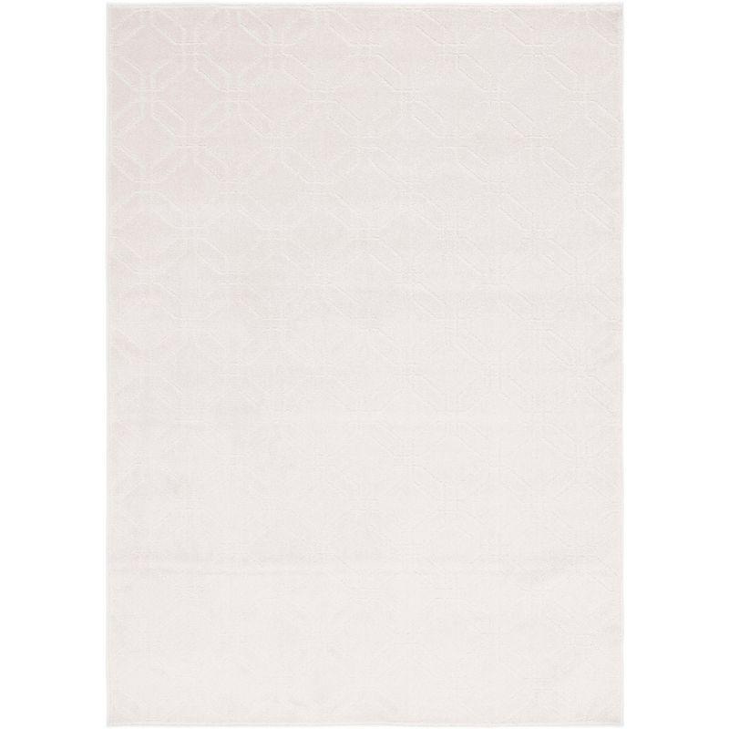 Pattern and Solid PNS406 Power Loomed Area Rug - Ivory - 5'3"x7'6" - Safavieh.