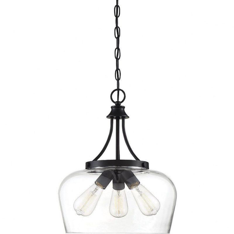 Savoy House Octave 3 - Light Pendant in  Black