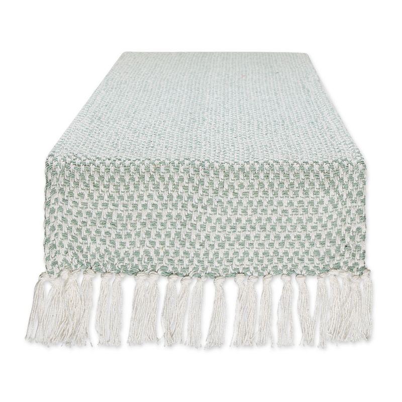 Design Imports  Jadeite Woven Table Runner 15X108