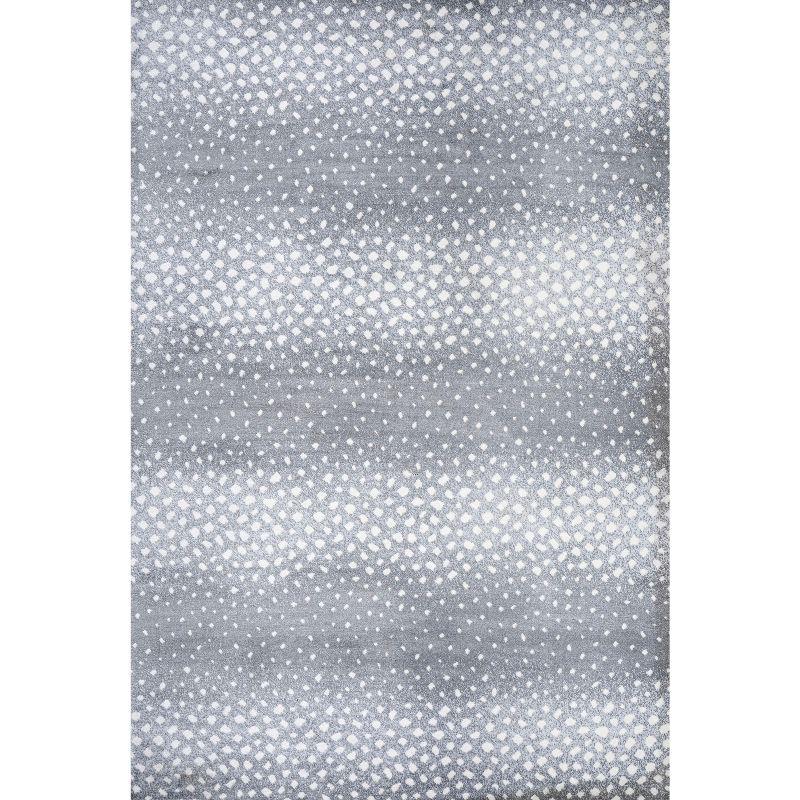 8'x 10' Antelope Modern Animal Area Rug, Gray/Cream - JONATHAN Y