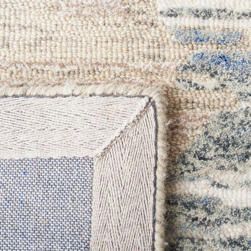 Metro MET902 Hand Tufted Indoor Area Rug - Ivory/Natural - 5'x8' - Safavieh