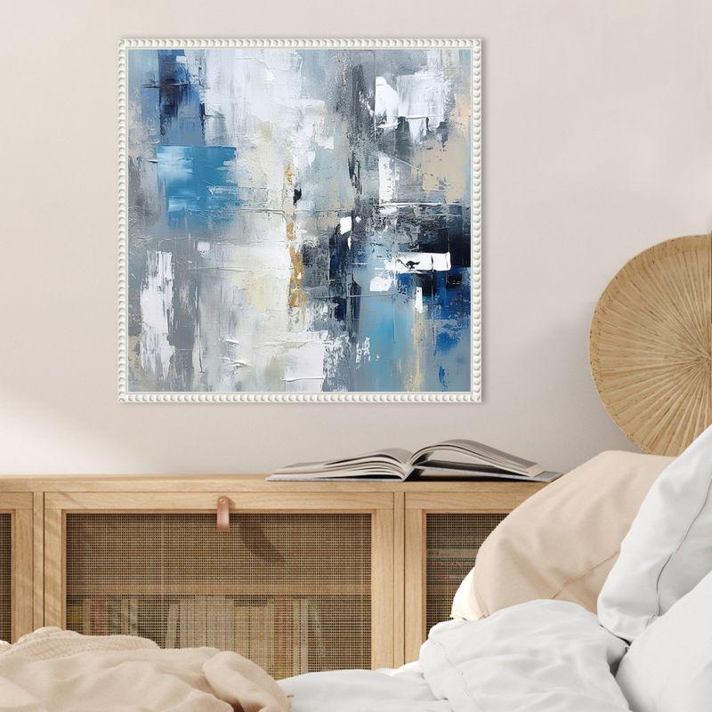 Amanti Art Blue Sea Mist IV by Irena Orlov Framed Canvas Wall Art