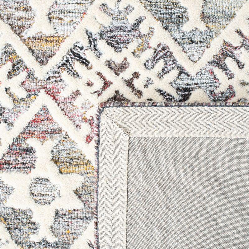 Roslyn ROS803 Hand Tufted Area Rug - Red/Ivory - 8'x10' - Safavieh.