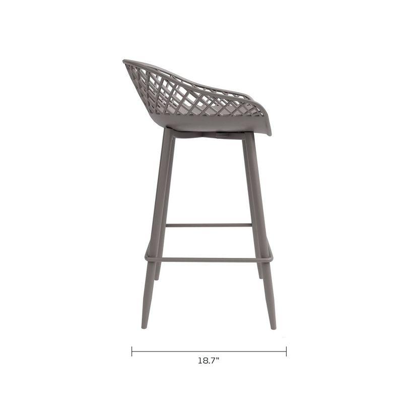 Set of 2 Kurv Counter Height Barstool - Jamesdar