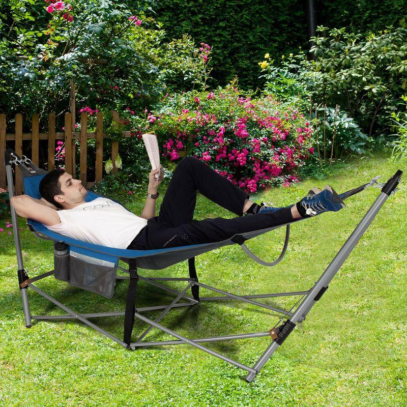 Arlmont & Co. Chrisshanno Camping Hammock with Stand | Wayfair