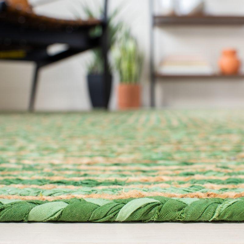 Cape Cod CAP202 Woven Indoor Area Rug - Green/Natural - 6'x9' - Safavieh