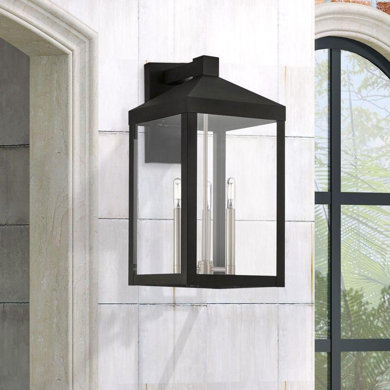 Livex Lighting Nyack 3 - Light Wall Light in  Black
