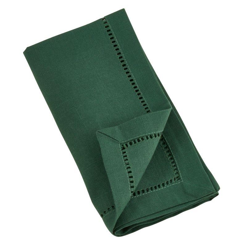Saro Lifestyle Dinner Napkin With Hemstitch Border Design (Set of 12), 22"