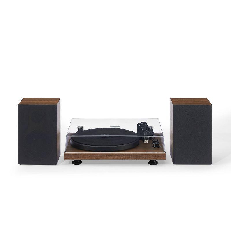 Crosley C62 Record Player & Speakers Shelf System