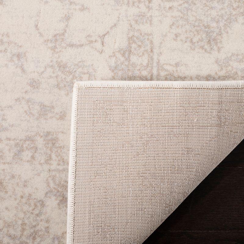 Carnegie CNG621 Power Loomed Accent Rug - Cream/Light Grey - 3'x5' - Safavieh.