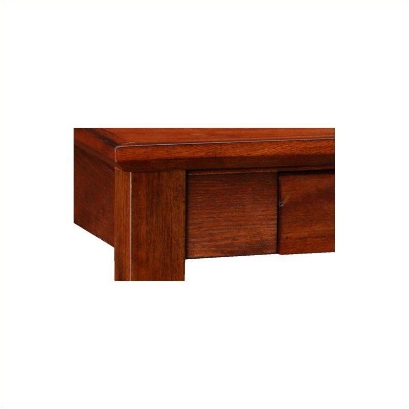 Leick Furniture Boulder Creek Mission Wood Laptop-Writing Desk in Cherry