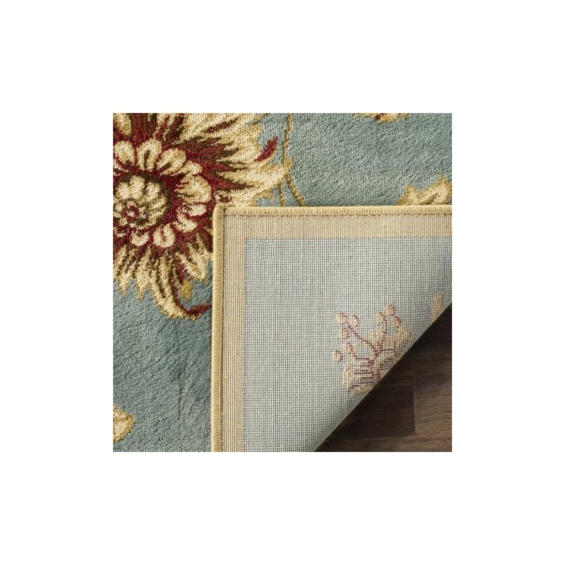Lyndhurst LNH552 Power Loomed Area Rug - Blue/Multi - 8'9"x12' - Safavieh