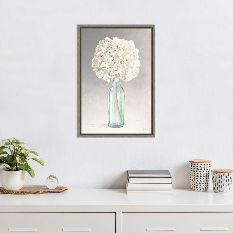 Amanti Art Tranquil Blossoms II (Hydrangea) by James Wiens Canvas Wall Art Print Framed 16 x 23-in.